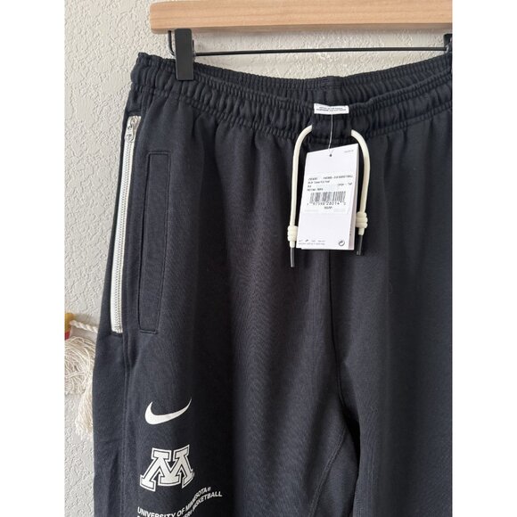 Nike Dri Fit Travel Fleece Terry Jogger Pant Black MN University Sporty Mens LT - Picture 6 of 9